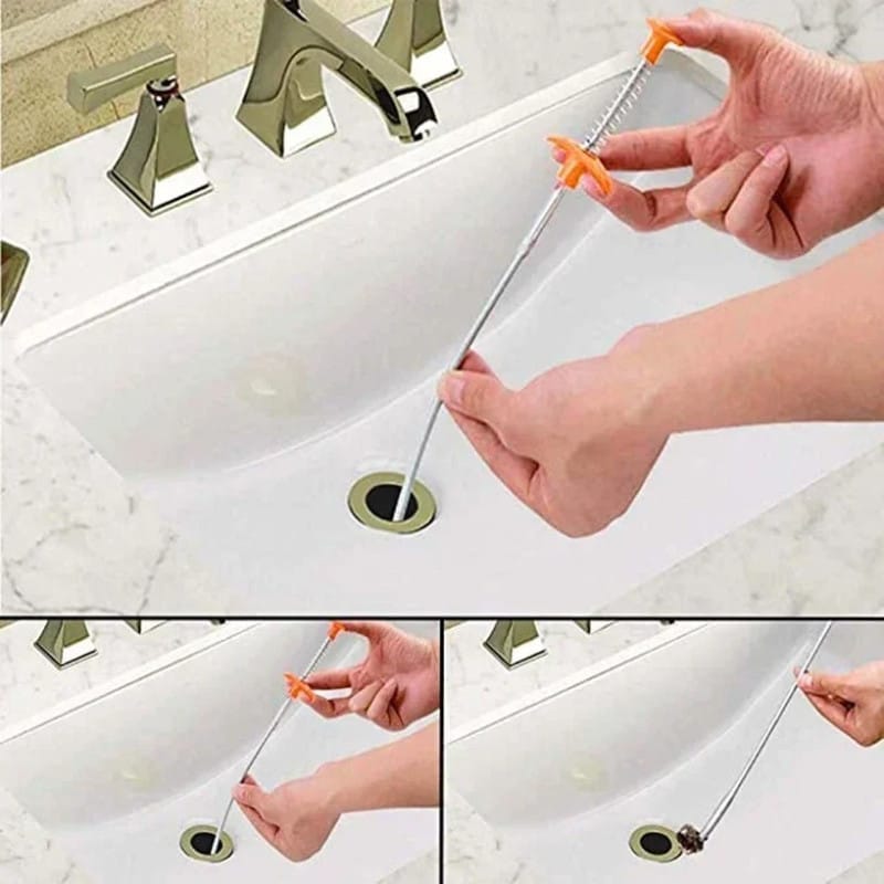 Stainless Steel Sink Drain Wire Opener 90Cm