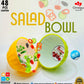 Salad bowl with cap