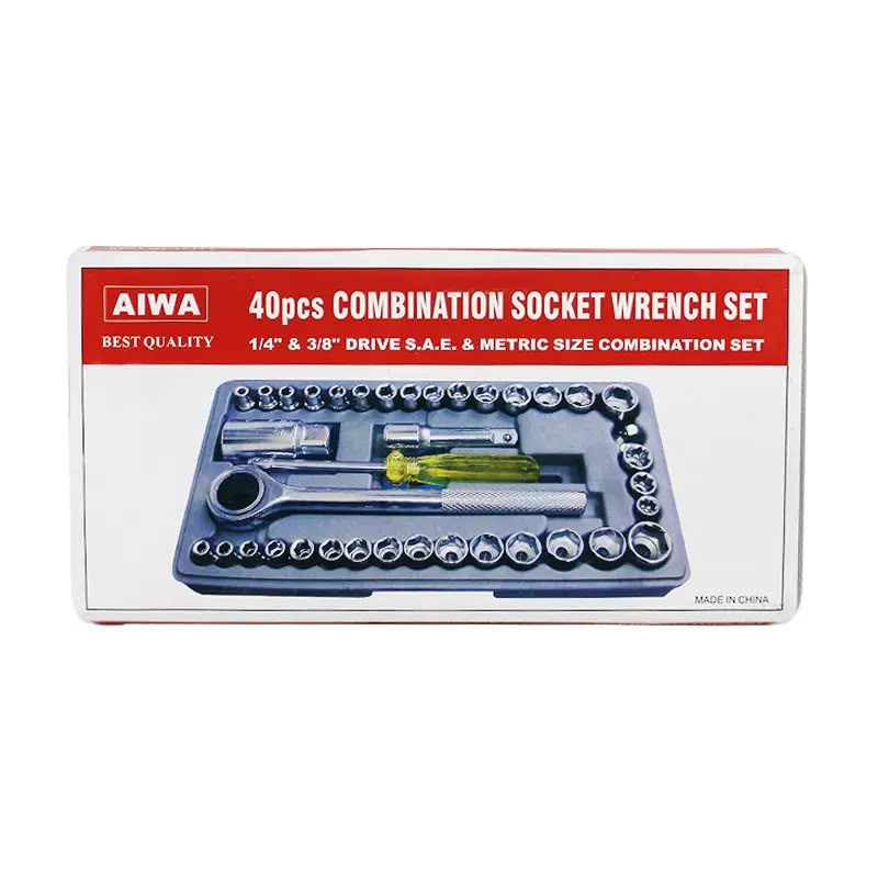 40-Piece Tool Set, Socket Wrench