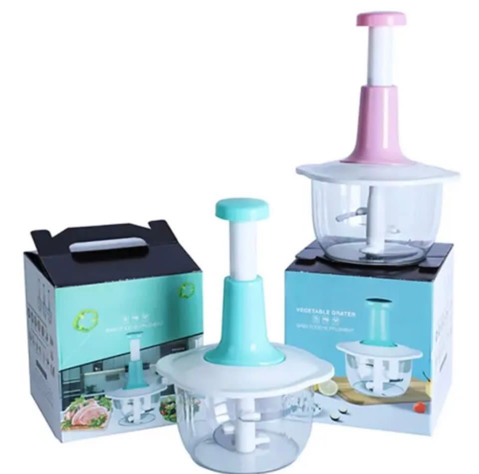 2 Litre Push Chopper (3 Blades With Beater & lock )