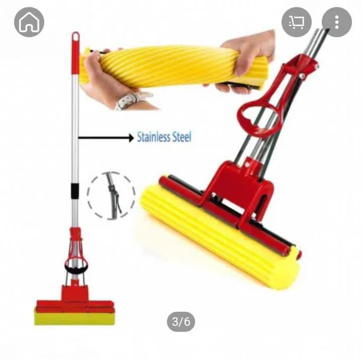 New Squeezable Mop With Sponge