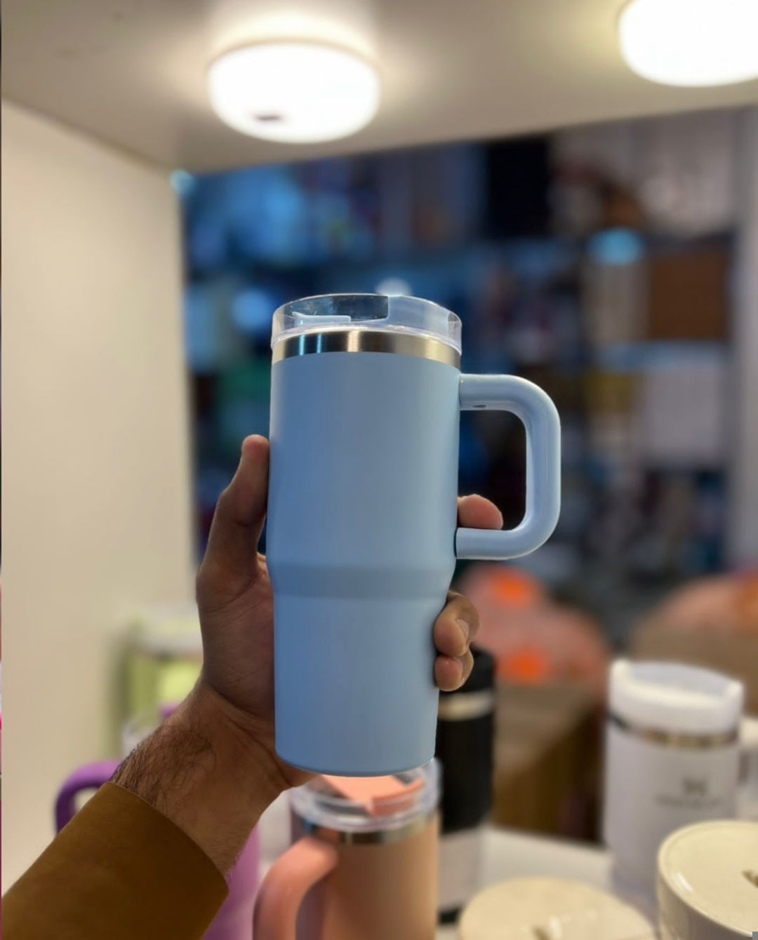 Stainless Steel Kids Tumbler 
With Straw
20 oz (420 ML)
White Box