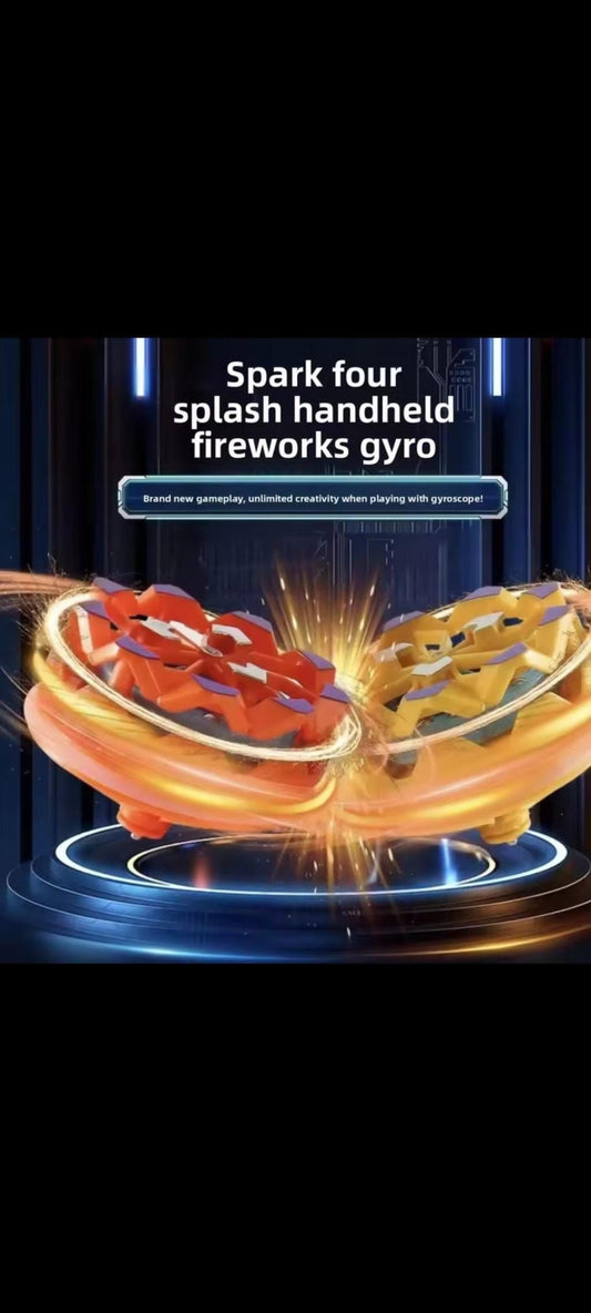 The New Fireworks Gyro Decompression and Rotation Will Emit Sparks Flash The Decompression Toy Is Sturdy and Durable
*Each Box Packing*