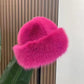 New Fluffy Bucket Winter Hat For Women