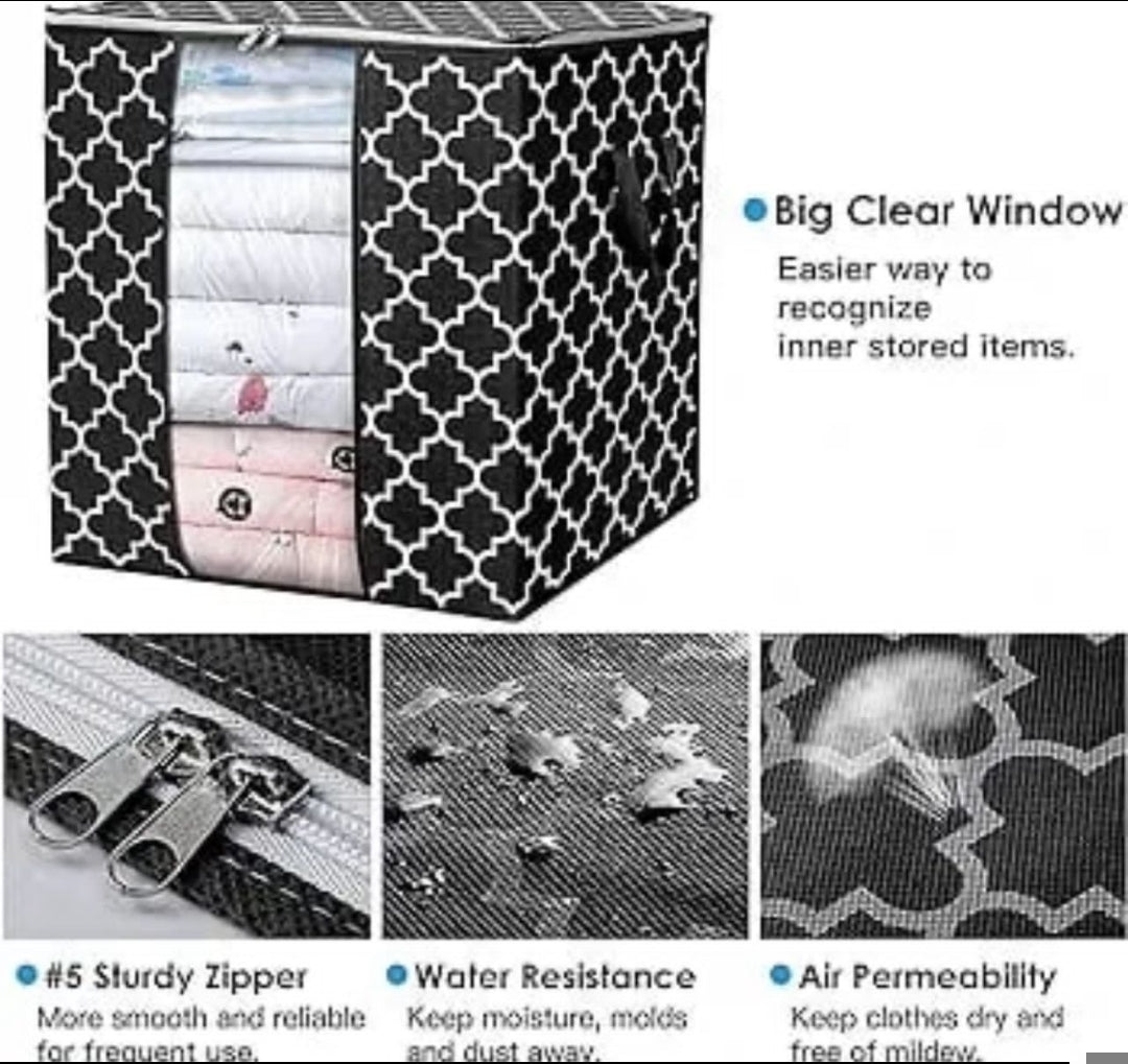 Printed Multi Colour Storage Bag