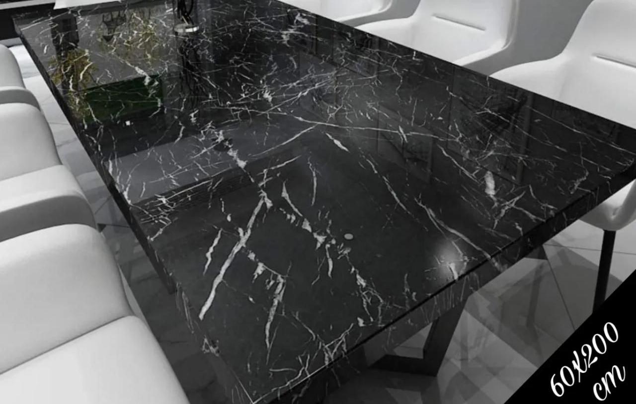 Self Adhesive Black Marble
