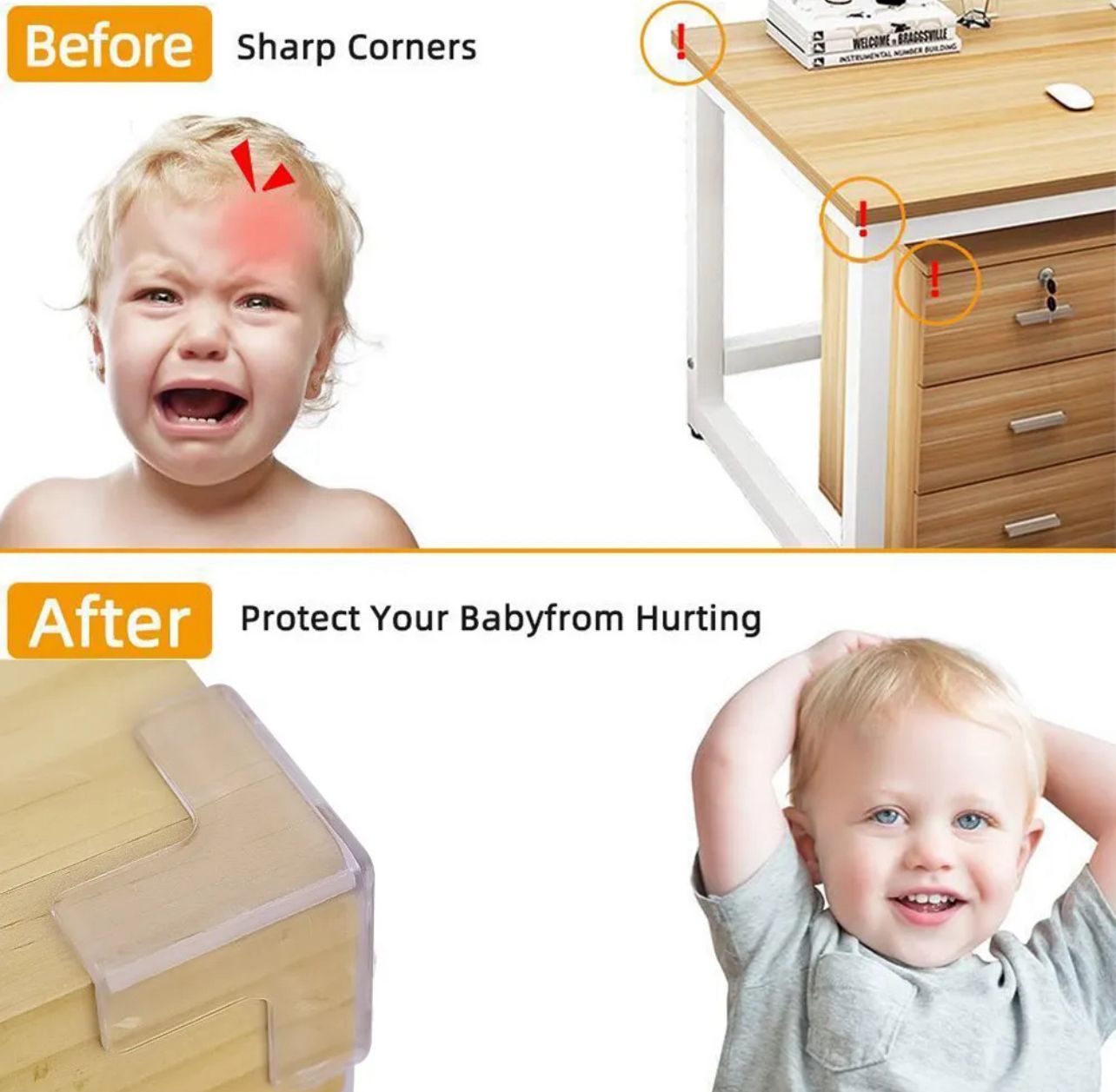 4pcs safety Cornor