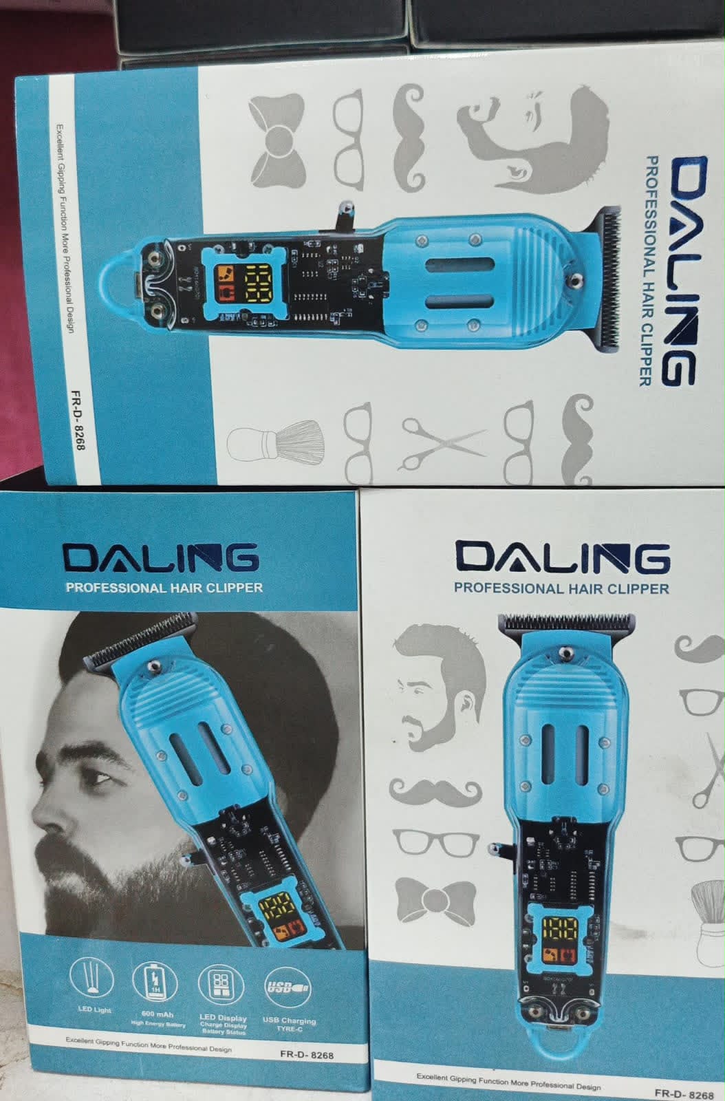 Daling Transparent Visible Body Hair Cutting Machine