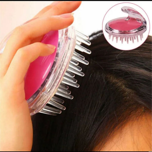 Hair Scalp Massager Brush With Soft Silicone Bristles