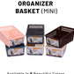 Household - Organizer Basket Mini, High Quality Multipurpose Basket, Available in 6 Colors, Size: 20 cm x 13.5 cm