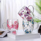Double wall flower mug 350ml