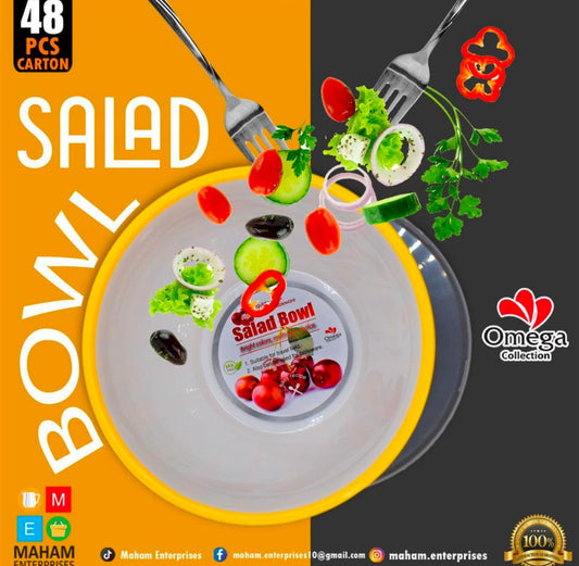 Salad bowl with cap