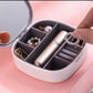 Eleven Rings travel mini jewelry box ring organizer for ring earrings necklaces with mirror