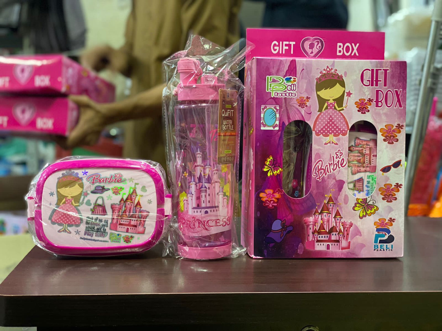 Kids School Water Bottle & Lunch Now Available in Gift Box big size