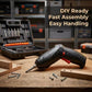 47-Piece Rechargeable Electric Screwdriver Kit