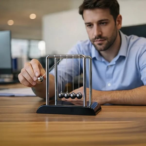 Sealive Newton's Cradle Large Heavy Duty Steel Balls