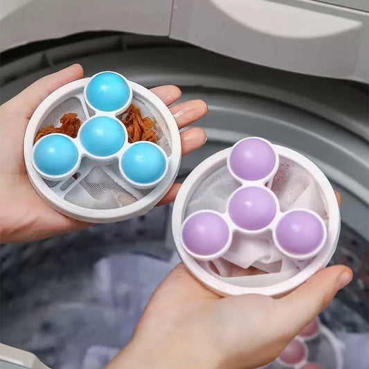 Washing machine hair removal