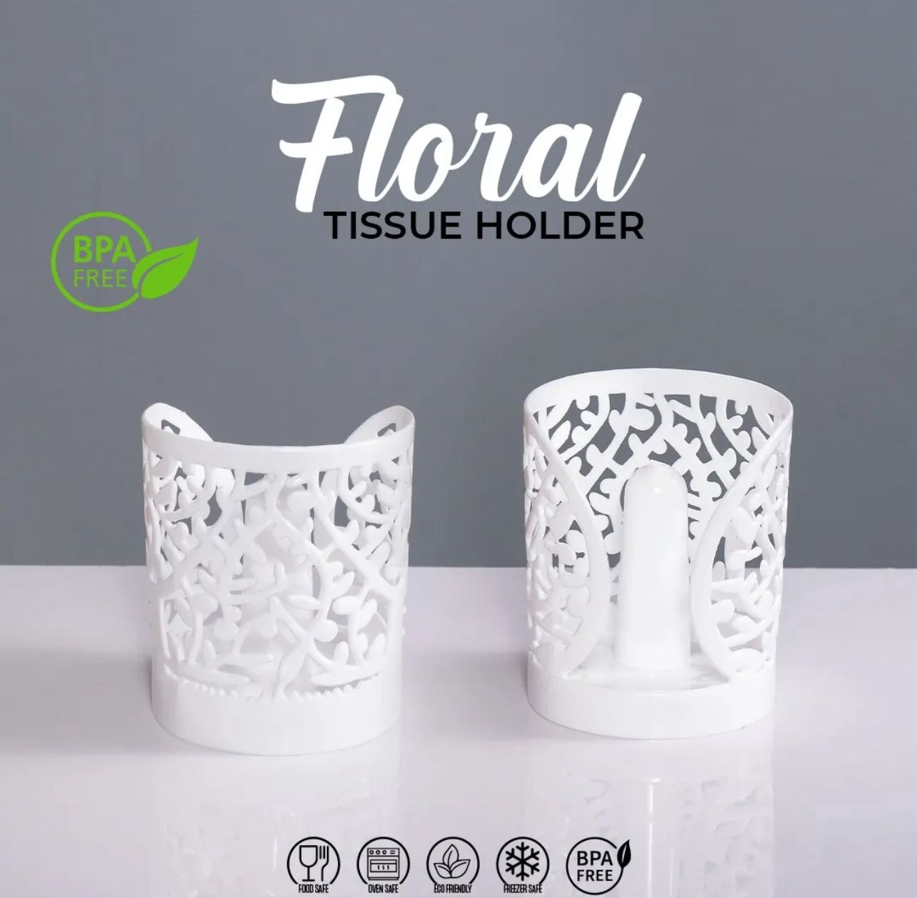 Premium Floral Tissue Holder