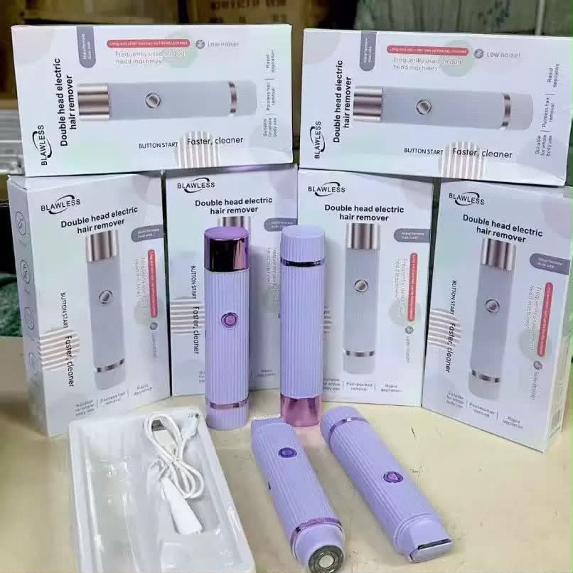 2 in 1 Dual Head Shaver Women, Electric Bikini Trimmer
