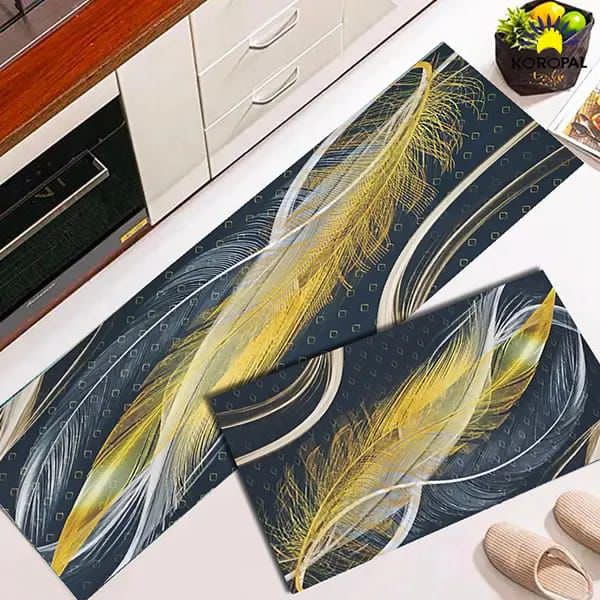 2 PC set kitchen mat