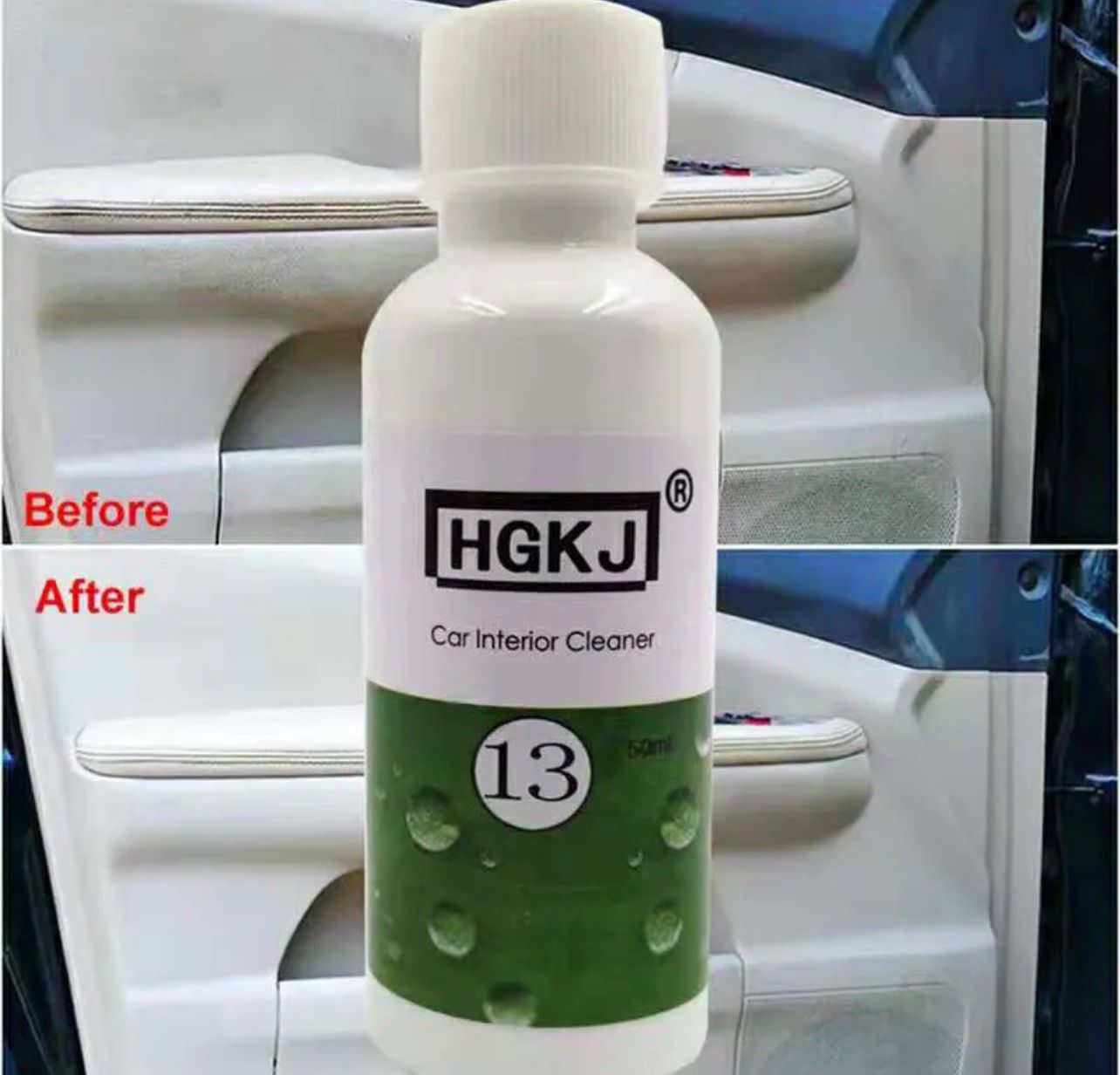 HGKJ 13, 50ML Car Leather Seat Interior Cleaner