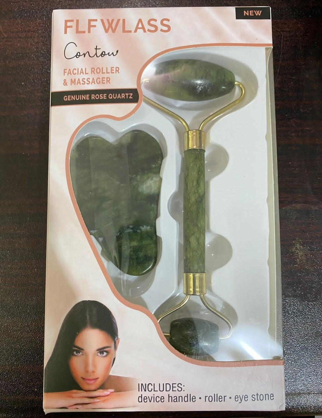 Flawless Jade Roller With Stone (Marble) good quality