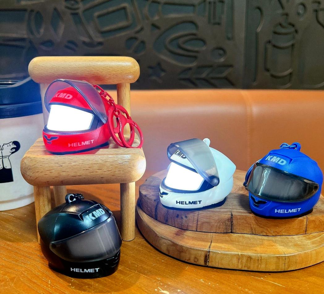 Helmet Light Keychain