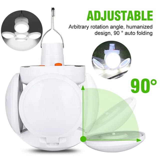 Solar emergency charging lamp