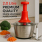 2 Litre Steel Push Chopper