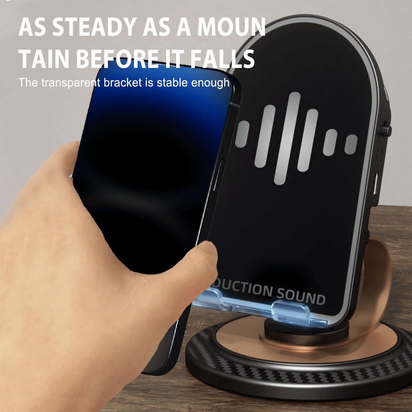 Generic
Induction Bracket Speaker, Wireless Induction Bluetooth Speaker,