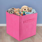 Toy storage box foldable square fabric cube storage basket bin collapsible box cloth