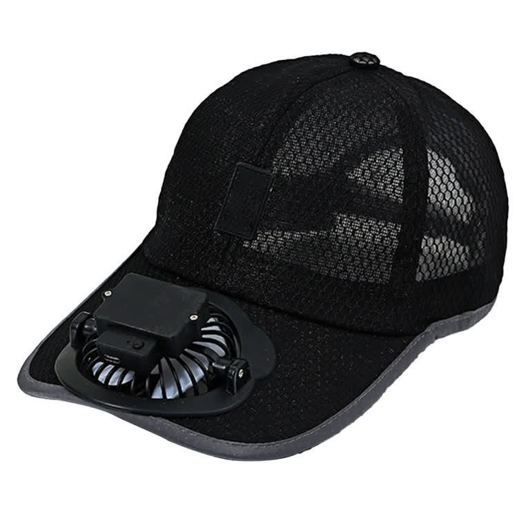 Summer fan sunhat breathable mesh