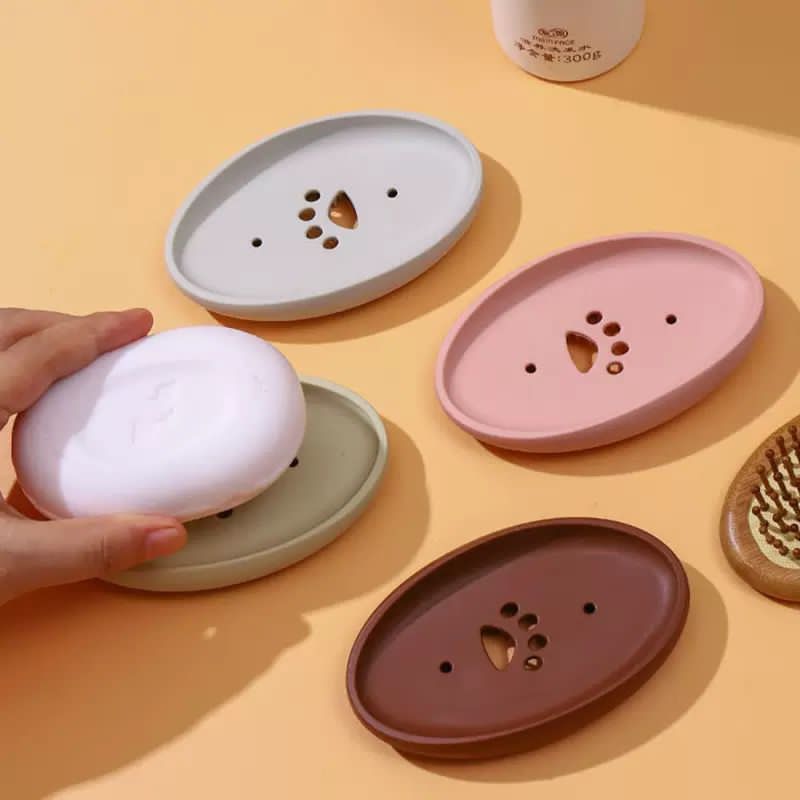 Silicon soap dish