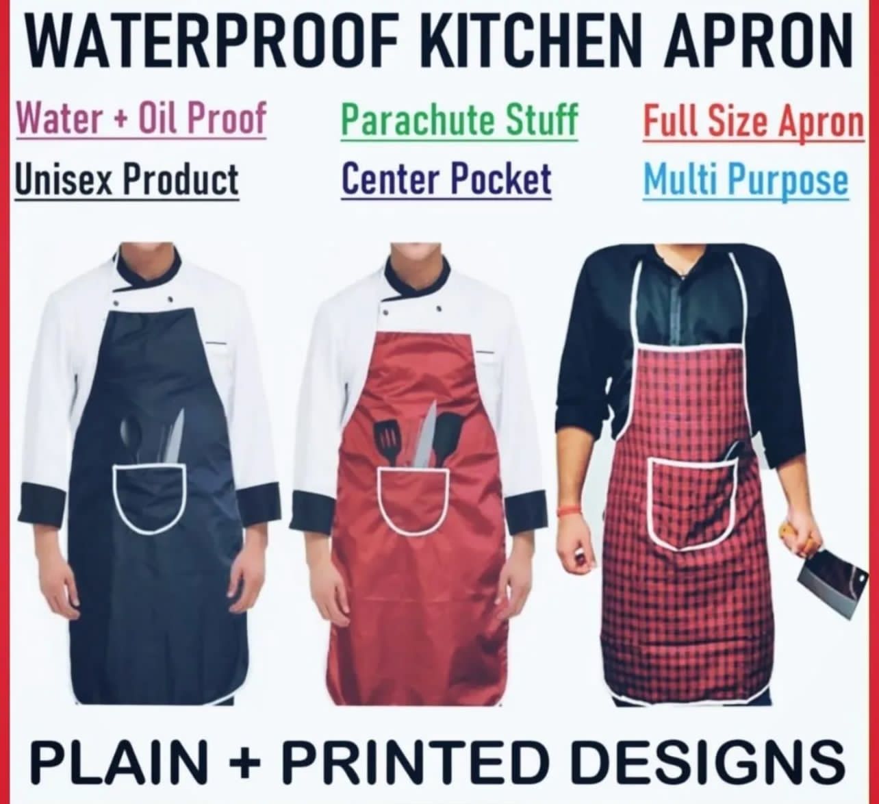 Waterproof Kitchen Apron
