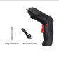 47-Piece Rechargeable Electric Screwdriver Kit