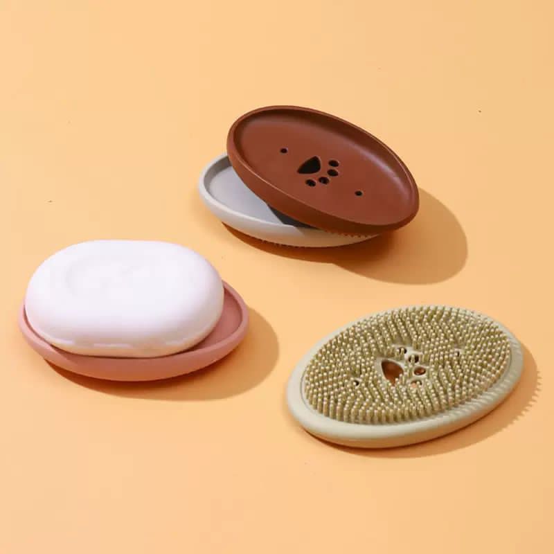 Silicon soap dish