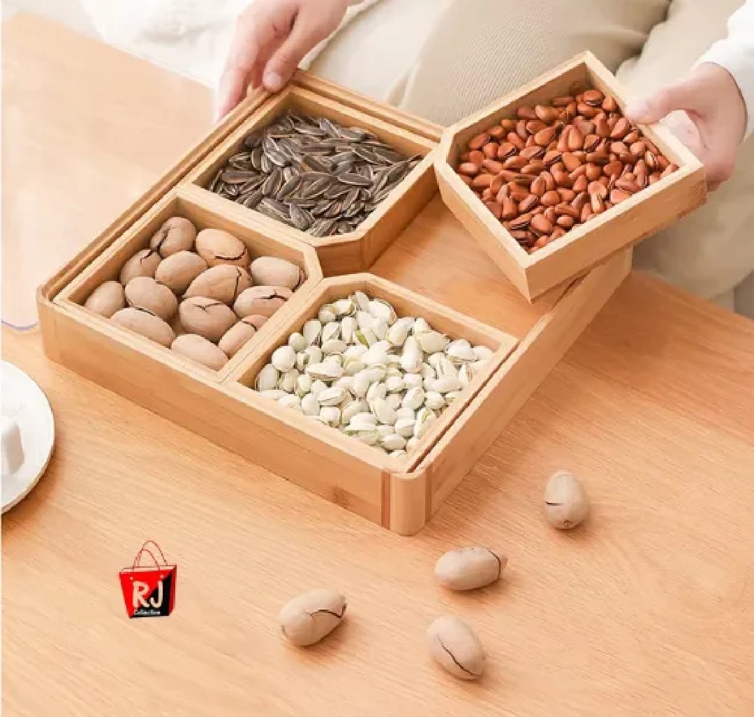 Square dry fruit tray