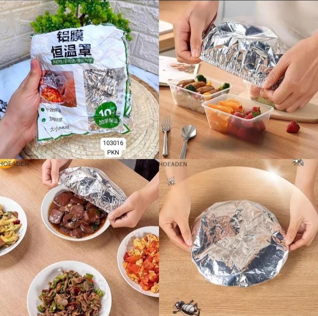 Aluminium foil film for heat insulated pack of 10