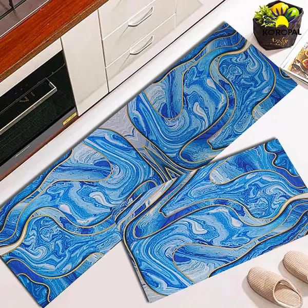 2 PC set kitchen mat