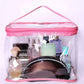 Pink Cosmetic Pouch with Good Storage for Makeup with Zip