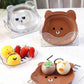 8pcs Bear Plate set