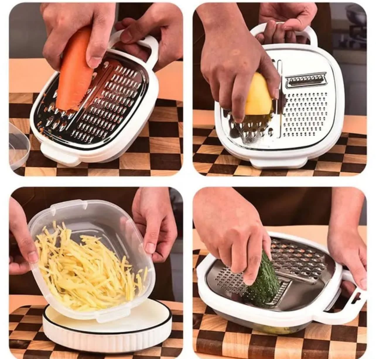 Multi-functional Vegetable Grater with Storage Box
