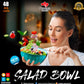 Salad bowl with cap