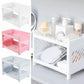 Multipurpose Double Layer Storage Rack Desk Organizer Shelf