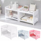 Multipurpose Double Layer Storage Rack Desk Organizer Shelf