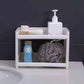Multipurpose Double Layer Storage Rack Desk Organizer Shelf