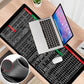 Shortcut Key Design Mouse Pad for Computer Mousepad (Multicolor)